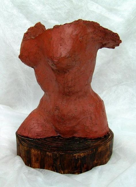 Sculpture intitulée "Torsion" par Marian Cobos, Œuvre d'art originale