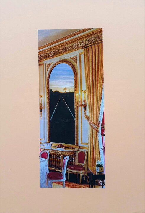 Collages titulada "salon 3" por Marianne Camus, Obra de arte original, Collages