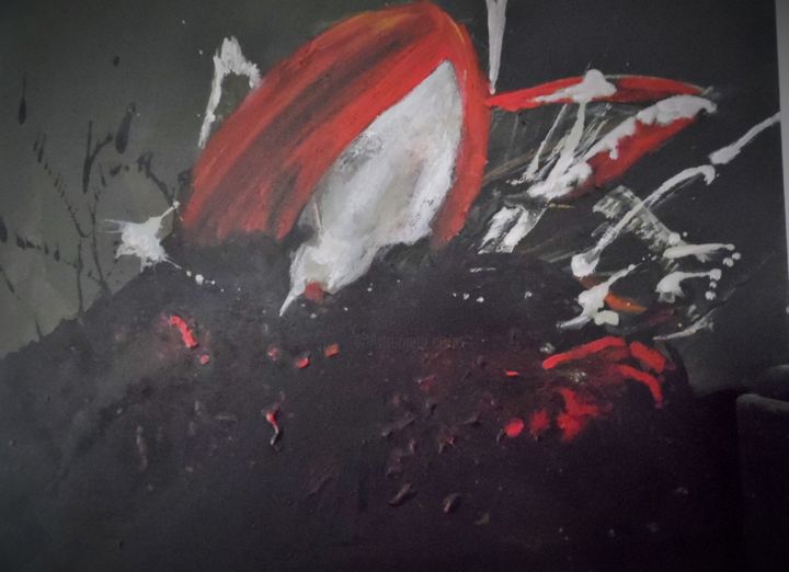 Malerei mit dem Titel "ECLOSION" von Amapalette, Original-Kunstwerk, Acryl