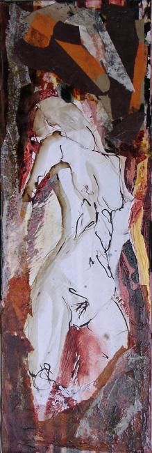 Painting titled "femme" by Mpb, Original Artwork