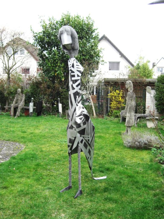 Skulptur mit dem Titel "po20170323-0003.jpg" von Marianne Roetzel, Original-Kunstwerk, Metalle