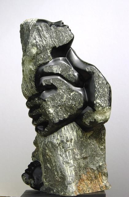 Sculpture titled "VALSE A 2 TEMPS" by Marianne Monnoye-Termeer, Original Artwork, Stone