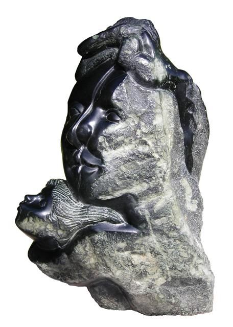 Sculpture titled "" Valse à 3 Temps "" by Marianne Monnoye-Termeer, Original Artwork, Stone
