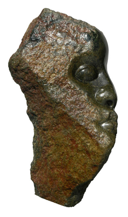 Sculpture intitulée "" AFRIKA "" par Marianne Monnoye-Termeer, Œuvre d'art originale, Pierre