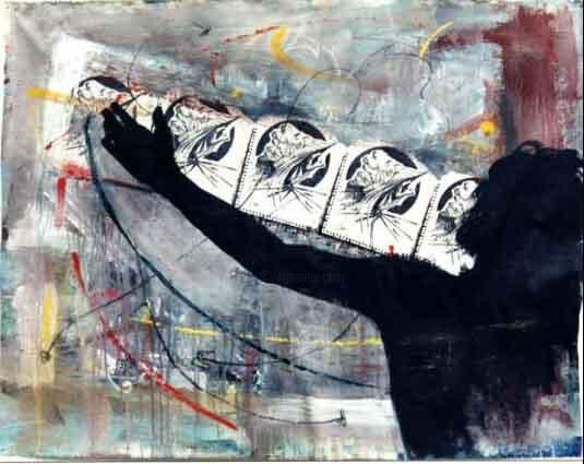 Pittura intitolato "Sin titulo(VENDIDO)" da Mariano Esquivel, Opera d'arte originale, Altro