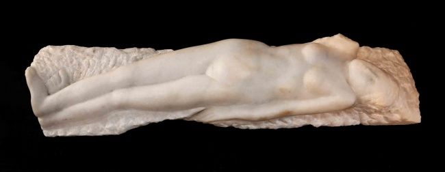 Sculpture titled "Nostalgia" by Marian Velescu, Original Art, Stone