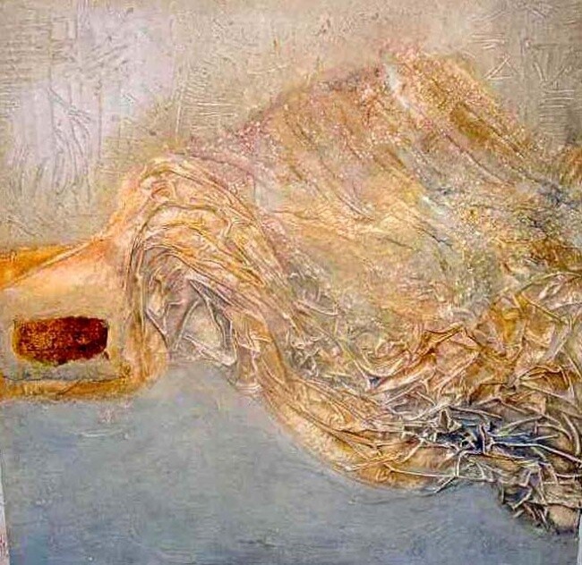 Painting titled "SOLEDAD" by Maribel Ruiz Figueras (M. RUIZ FIGUERAS), Original Artwork, Oil