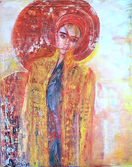 Malerei mit dem Titel "Soledad" von Marido Boatti, Original-Kunstwerk, Öl