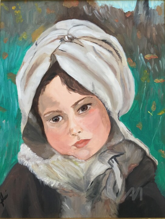 Petite Fille Triste Peinture Par Marie Ange Fileni Artmajeur