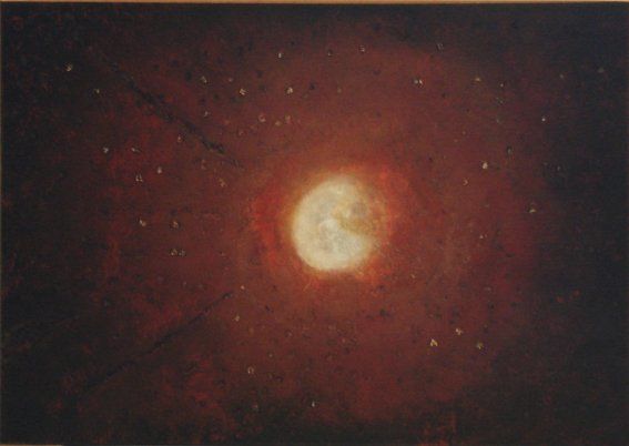 Pittura intitolato "Microcosme" da Marie-Cdanger, Opera d'arte originale, Olio