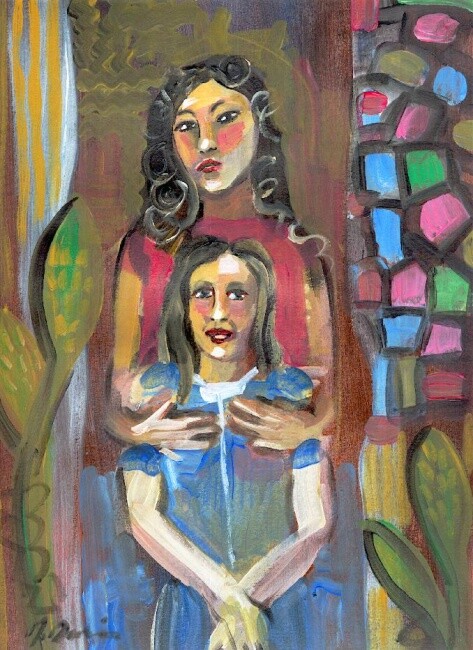 Painting titled "les stupids girls" by Marie Dubois, Original Artwork