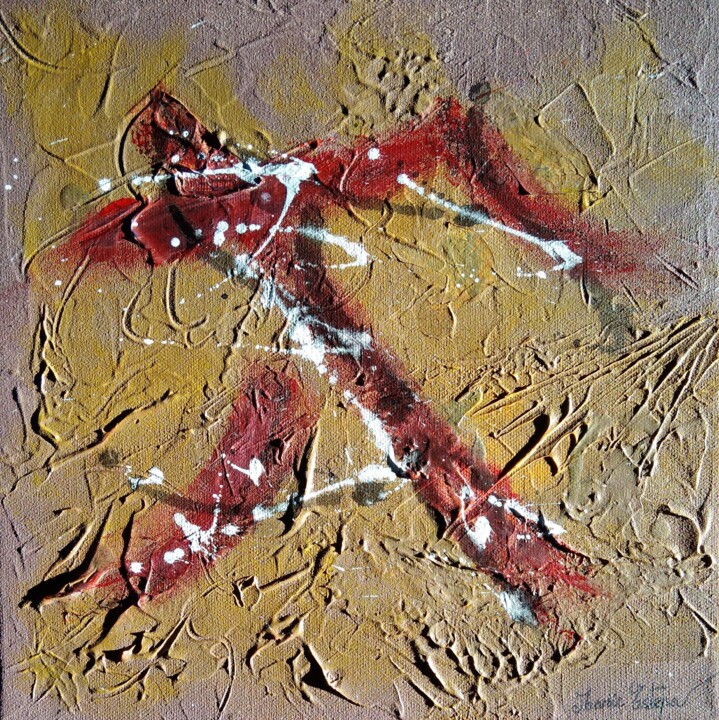Painting titled "EspaceV1" by Marie Estepa, Original Artwork
