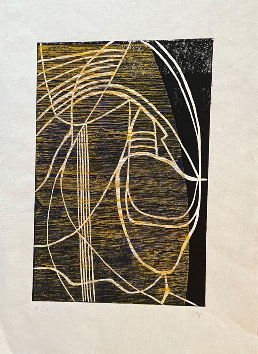 Incisioni, stampe intitolato "art premier 2" da Marie Feldbusch, Opera d'arte originale, incisione