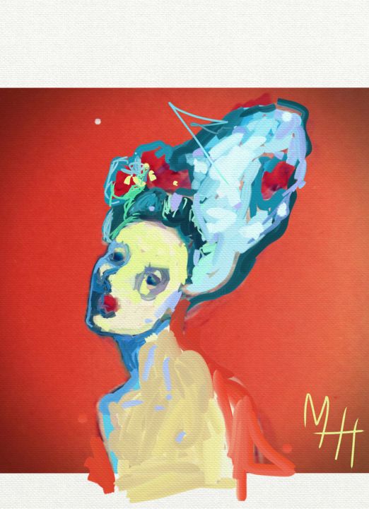 Digital Arts titled "Iseeyou.png" by Marie H Tremblay, Original Art,