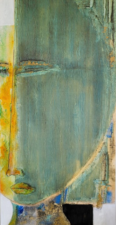 Pittura intitolato "PILE ET FACE" da Marie Henriot, Opera d'arte originale, Acrilico Montato su Altro pannello rigido