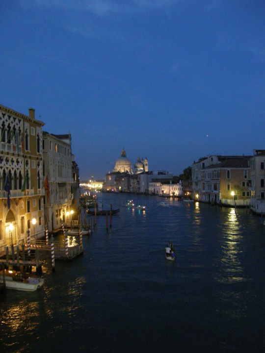 Photographie intitulée "Un soir à Venise" par Marie-José Longuet, Œuvre d'art originale