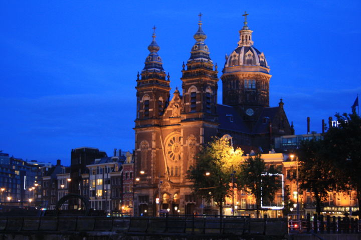 Φωτογραφία με τίτλο "Amsterdam 2" από Marie-José Longuet, Αυθεντικά έργα τέχνης, Ψηφιακή φωτογραφία