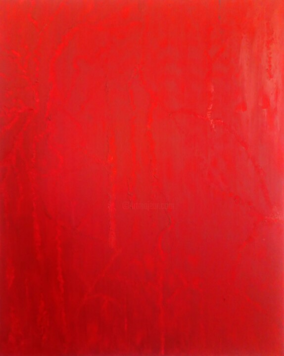 Pintura intitulada "Mer Rouge" por Marie-Laure Bossou, Obras de arte originais