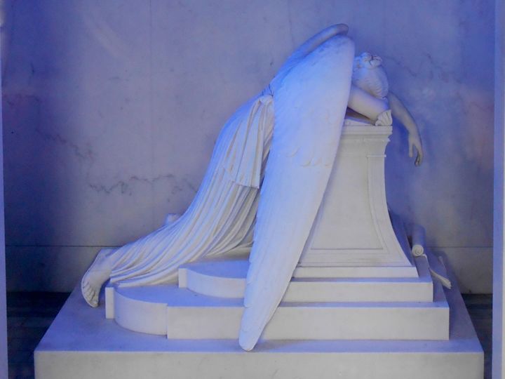 Photography titled "Weeping Angel" by Marie Martin, Original Artwork