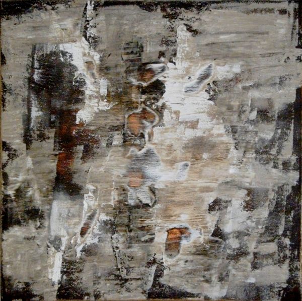 Painting titled "CORROSION" by Marie-Odile Alba, Original Artwork, Acrylic