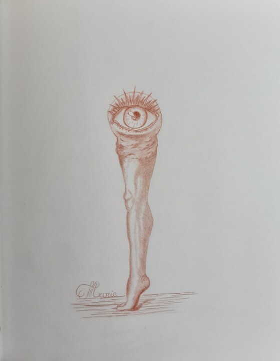 Zeichnungen mit dem Titel "Harmonie des genres" von Marie Palmier, Original-Kunstwerk, Bleistift