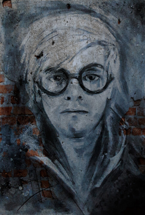 Arte digital titulada "DAVID Hockney" por Marie Pascale Martins, Obra de arte original, Foto-montaje