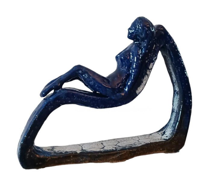 Sculpture intitulée "lilly" par Marie Pascale Martins, Œuvre d'art originale, Terre cuite