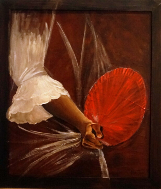 Painting titled "Flamenca" by Marie Penetro, Original Artwork