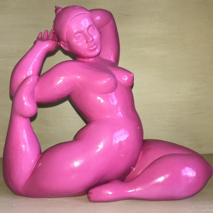 Скульптура под названием "Rhama rose" - Marie Saksik, Подлинное произведение искусства, Литьё