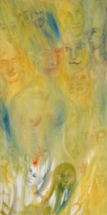 「Reflet du Printemps」というタイトルの絵画 Marie-Sophie Ewreïnoff (Sofi Ewreïnoff)によって, オリジナルのアートワーク, オイル