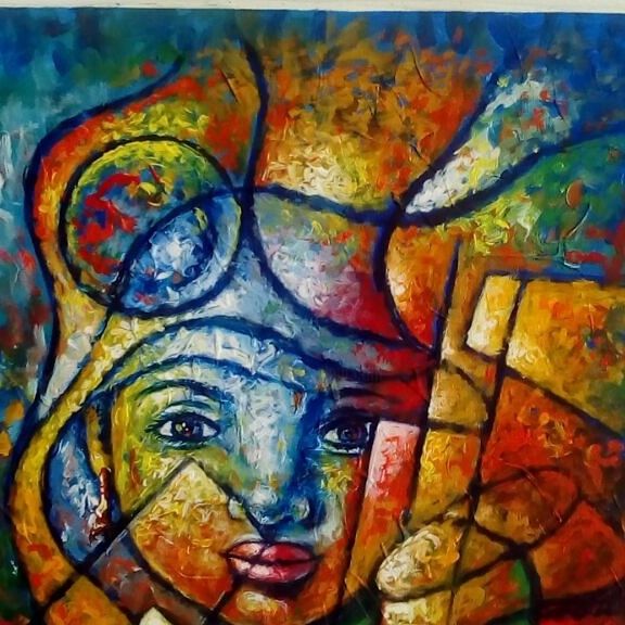 Peinture intitulée "img-20170414-102136…" par Marie Tsbl, Œuvre d'art originale,