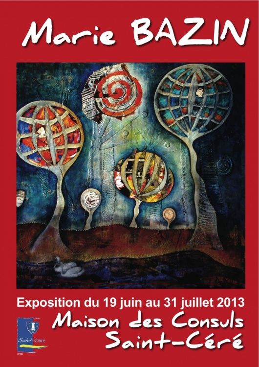 exposition, poisson, éolienne, couleur, lot, midi-pyrénées, Corrèze, peinture, expo de peinture
