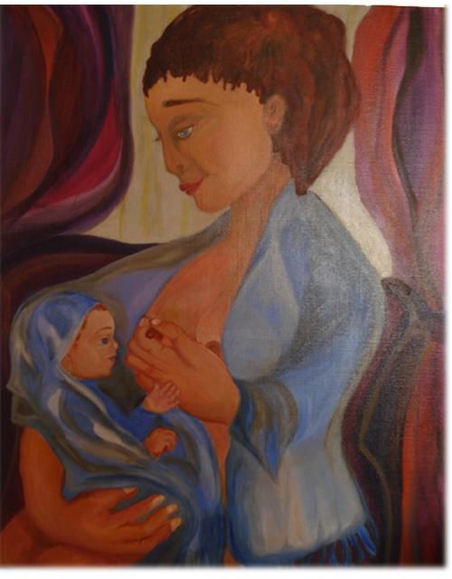 Peinture intitulée "Symbiose" par Mariebo, Œuvre d'art originale,