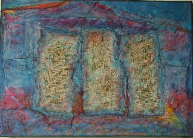 Peinture intitulée "LA PEINTURE DANS L'…" par Marie Faglin, Œuvre d'art originale,
