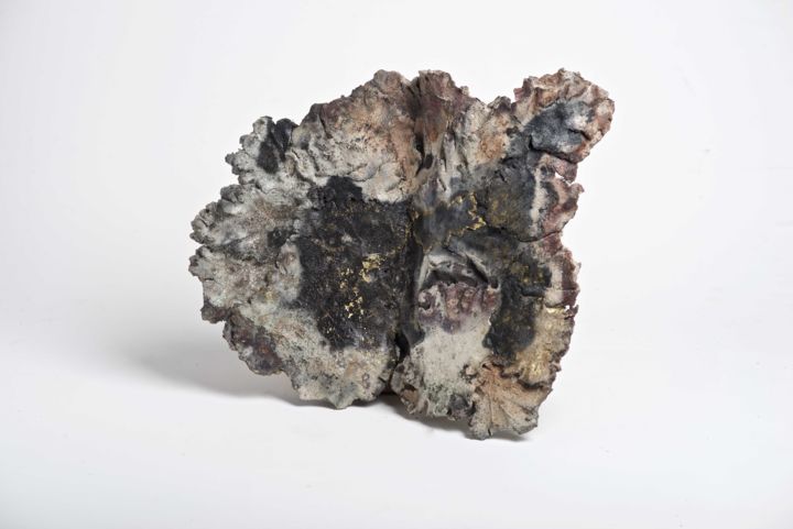 Sculpture intitulée "Lichen N°10" par Marie Gueydon De Dives, Œuvre d'art originale, Argile