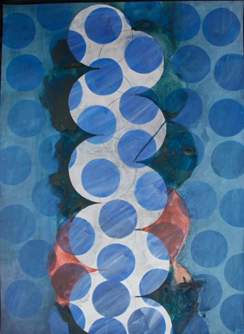 Painting titled "Plush Stick" by Marie Kazalia, Original Art, Oil