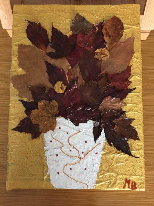 Painting titled "Autumn" by Mariella Busco, Original Artwork