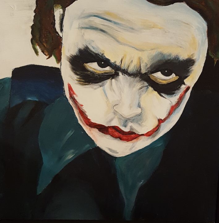 Painting titled "joker.jpg" by Marie-Lou Mnt, Original Artwork