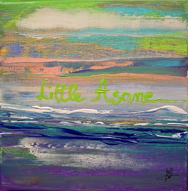 "Little Asane" başlıklı Tablo Marie-Noëlle Daubanay tarafından, Orijinal sanat, Petrol