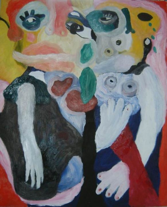 Pintura intitulada "3" por Marijana Zebeljan, Obras de arte originais