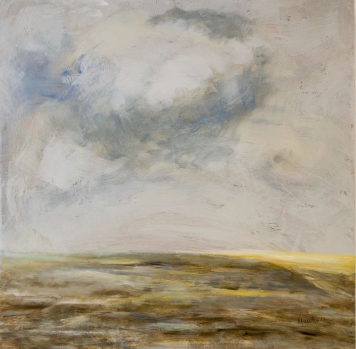 Pintura titulada "caledon landscape" por Marike Naude Art, Obra de arte original