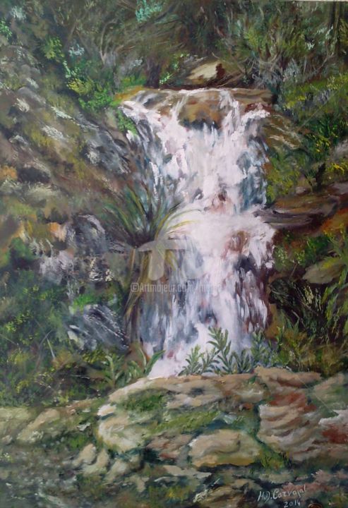 Pintura titulada "Trocito de monte co…" por Marilo, Obra de arte original, Oleo