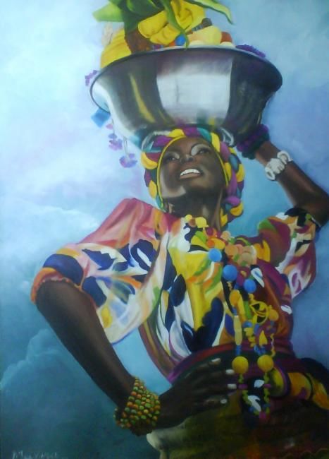 Pintura titulada "BAILARINA DE AGUA" por Mari Luz, Obra de arte original