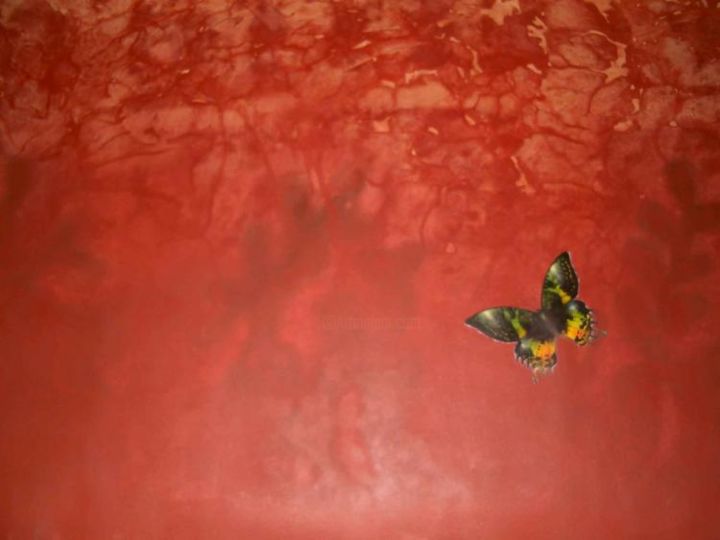 Malarstwo zatytułowany „Urania en pleno ver…” autorstwa Marilyn Duarte, Oryginalna praca, Akryl