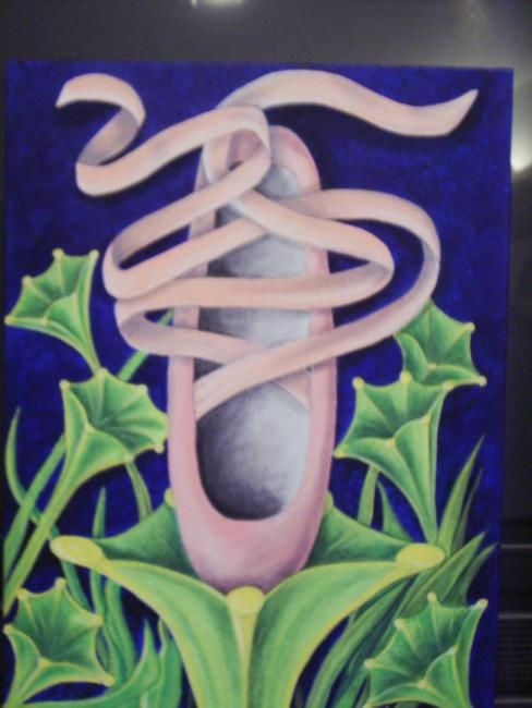 Painting titled "Dance of the Chihul…" by Mkrartworks, Original Art, Oil