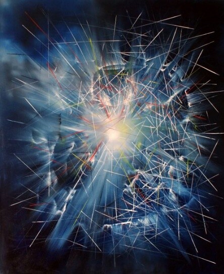 Painting titled "MAGNETIQUE 3" by Marin, Original Artwork