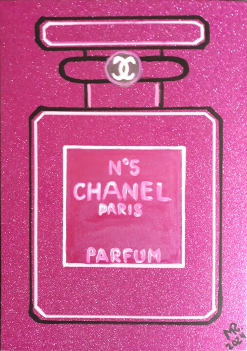 Pintura titulada "Perfumery-8;Chanel-…" por Marie Ruda, Obra de arte original, Acrílico