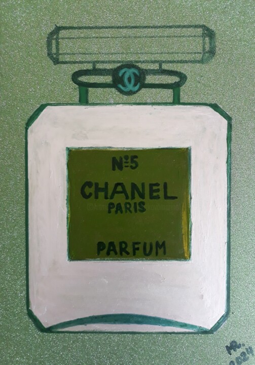 "Perfumery-10;Chanel…" başlıklı Tablo Marie Ruda tarafından, Orijinal sanat, Akrilik