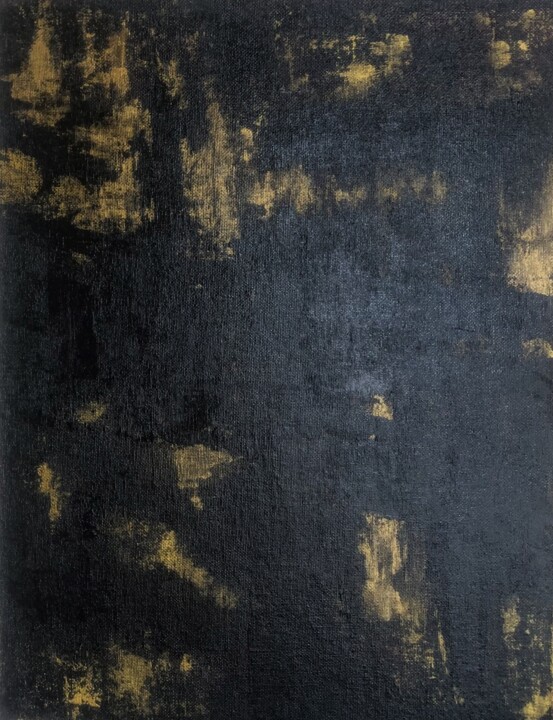 Картина под названием "Cold Gold" - Marina Gorbachova, Подлинное произведение искусства, Масло