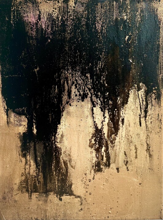 Картина под названием "LA DIGNITÉ" - Marina Beverelli, Подлинное произведение искусства, Чернила Установлен на Деревянная ра…